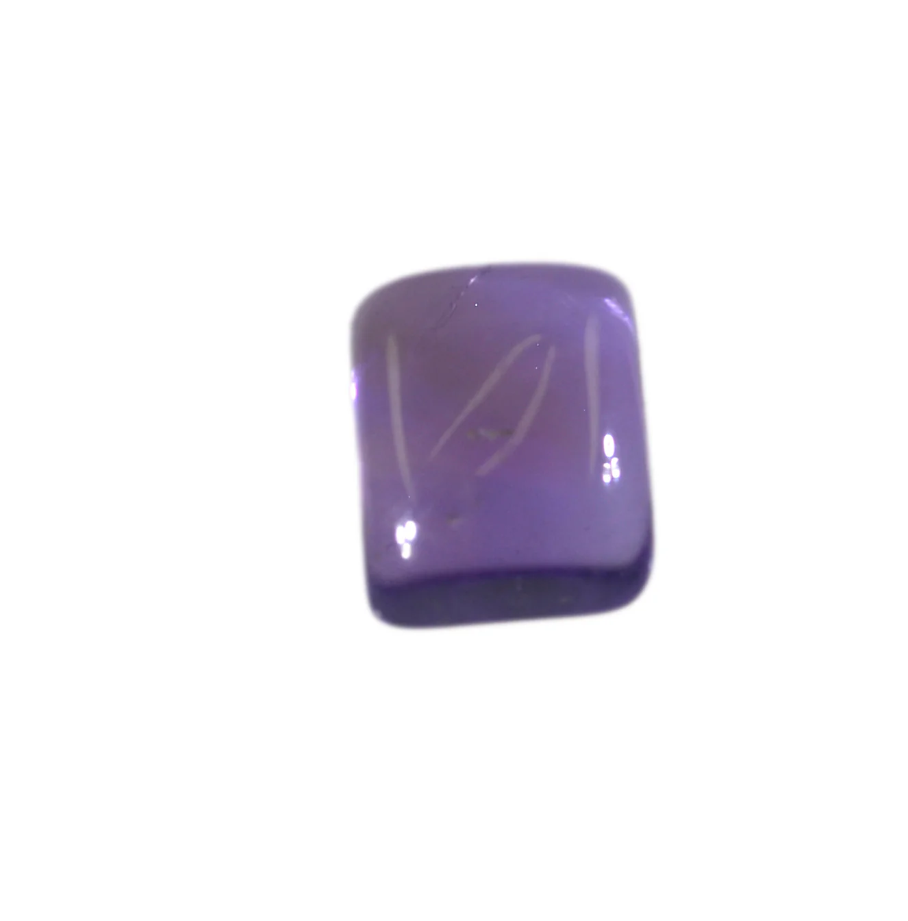 Amethyst 10PC Tiny 4x6 MM Emerald Cabochon Purple Fine semi Precious Gems - Image 3