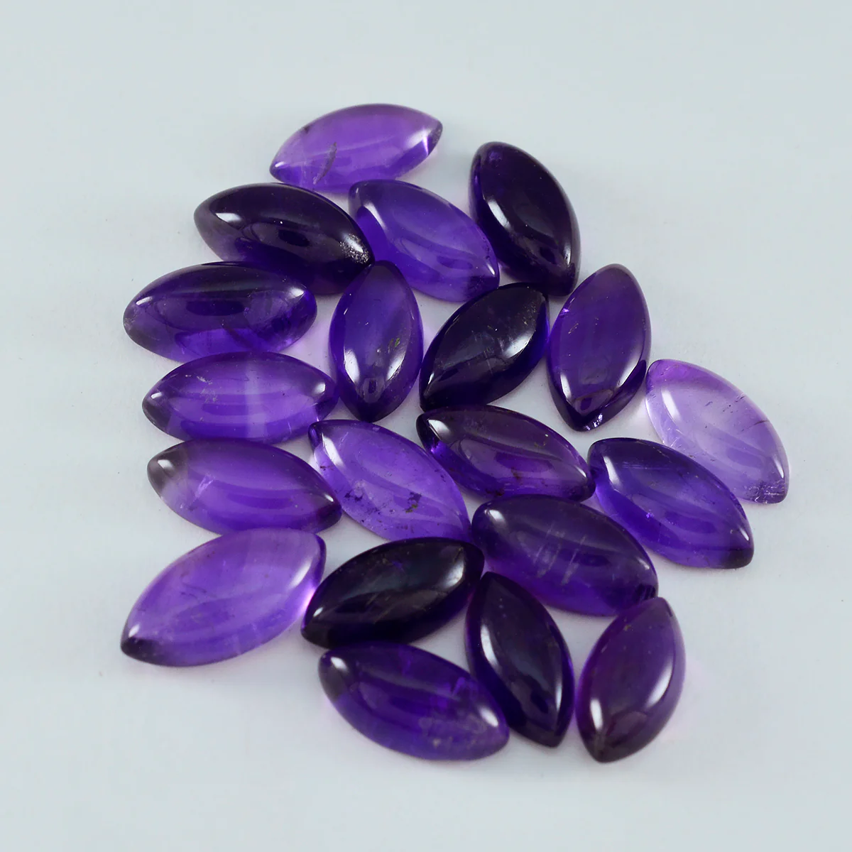 Amethyst 1PC Large 8x16 MM Marquise  Cabochon Purple Genuine semi Precious Loose Gemstones - Image 4