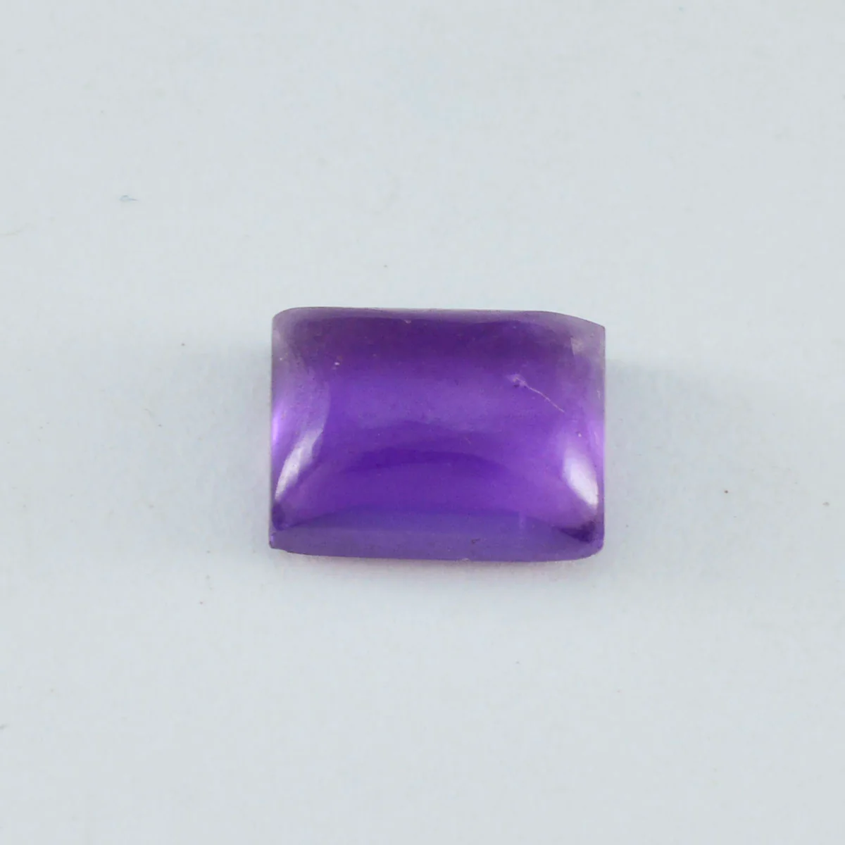 Amethyst 1PC Medium 8x10 MM Emerald Cabochon Purple Fiery semi Precious Gems - Image 4