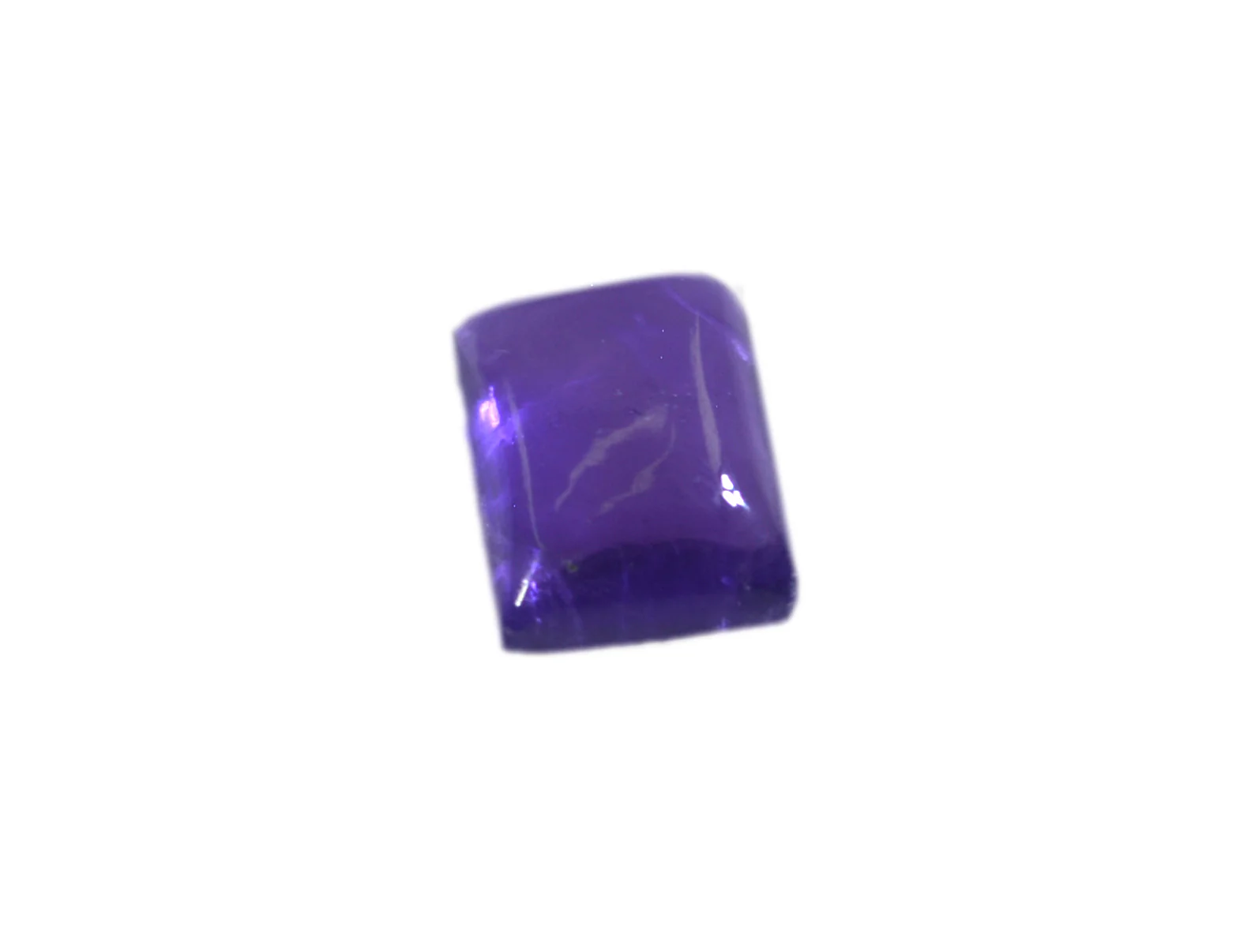 Amethyst 1PC Tiny 5x7 MM Emerald Cabochon Purple High-Quality semi Precious Loose Gems - Image 3