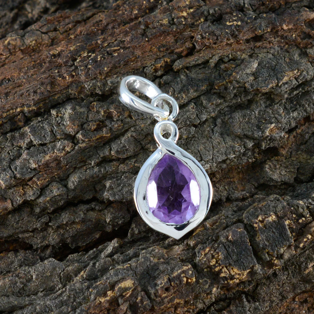 Amethyst Elegant Japanese 92.5 Silver Solitaire Hye-jin Sophisticated Purple Pendant Jewellery - Image 3