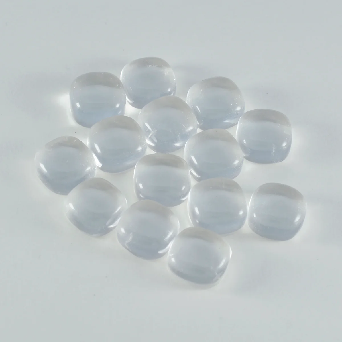 Crystal Quartz 1PC Tiny 6x6 MM Cushion Cabochon White Splendid semi Precious Semi Precious Gemstone - Image 3