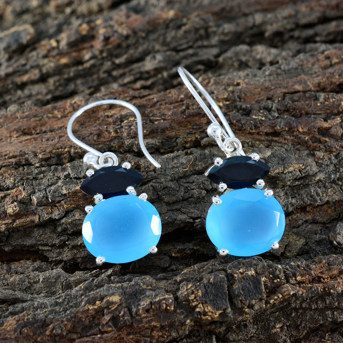 Multi Spanish Hina multiple Dangle multicolor 92.5 Silver Earring - Image 3