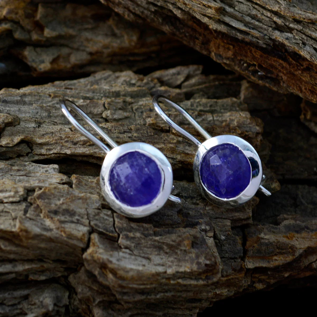 Multi Spanish Nella Solitaire Dangle multicolor 925 Silver Earring - Image 3