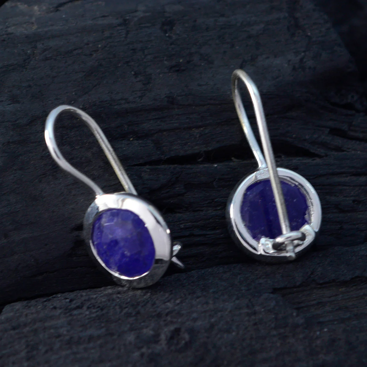 Multi Spanish Nella Solitaire Dangle multicolor 925 Silver Earring - Image 4