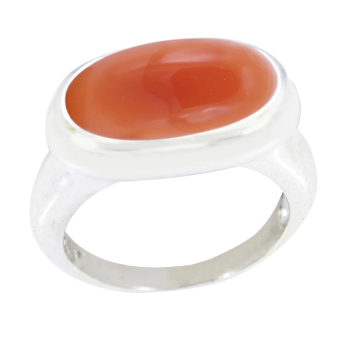 Red Onyx Solitaire Moroccan Silver Red Gemstones Eye-catching Engagement Ring Jewelry - Image 3